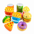 Viral Food & Fries Slow-Rise squishies