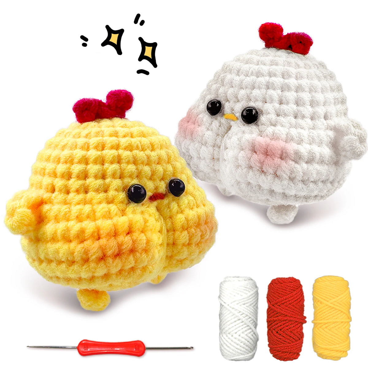 Animal sery Crochet Kit for Beginners Crochet Starter SET
