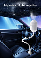 USB Starry Sky Projector Light, Adjustable-Angle Car Ambient Light,Decorative Light for Bedrooms, Living Rooms,and Car Interiors