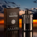 Azzaro The Most Wanted Eau de Parfum Intense - Warm Amber Cologne Fragrance with Cardamom, Caramel & Woody Amber - Long Lasting - Magnetic Perfect for Cool Evenings