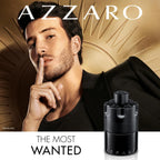 Azzaro The Most Wanted Eau de Parfum Intense - Warm Amber Cologne Fragrance with Cardamom, Caramel & Woody Amber - Long Lasting - Magnetic Perfect for Cool Evenings
