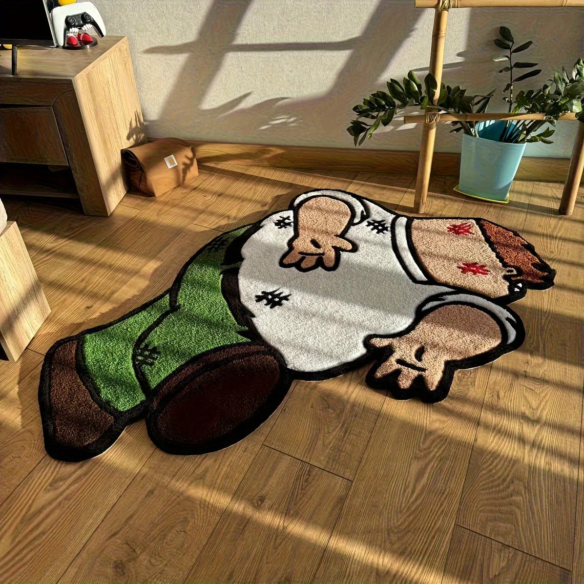 VIKAMA Parody Home Pete Carpet Cartoon Character Living Room Bedroom Carpet Home Living Room Theme Decoration