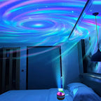 LED NightLights Galaxy Projector Remote Control 5V USB Rechargeable Starry Sky Lamp DMX Sound Active 7 Modes for Kids Room Decor