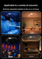 USB Starry Sky Projector Light, Adjustable-Angle Car Ambient Light,Decorative Light for Bedrooms, Living Rooms,and Car Interiors