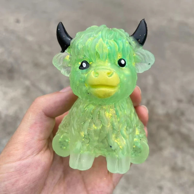 Cute Maltose Highland Cow Squeeze