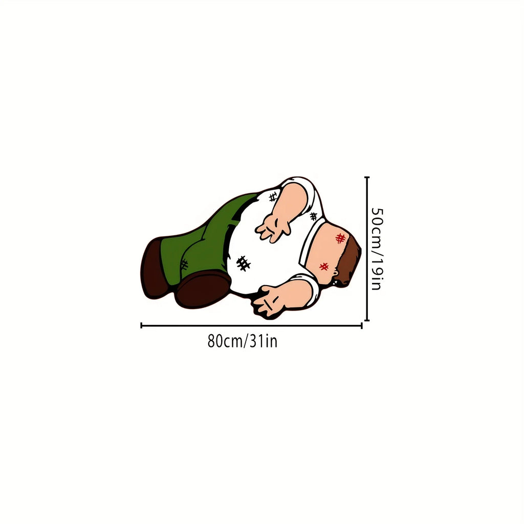 VIKAMA Parody Home Pete Carpet Cartoon Character Living Room Bedroom Carpet Home Living Room Theme Decoration