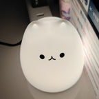 Mini Popular Cat Baby Night Lamp 7-color Pat Touch Color-changing Eye Protection Bedroom Bedside Night Light Gift Children