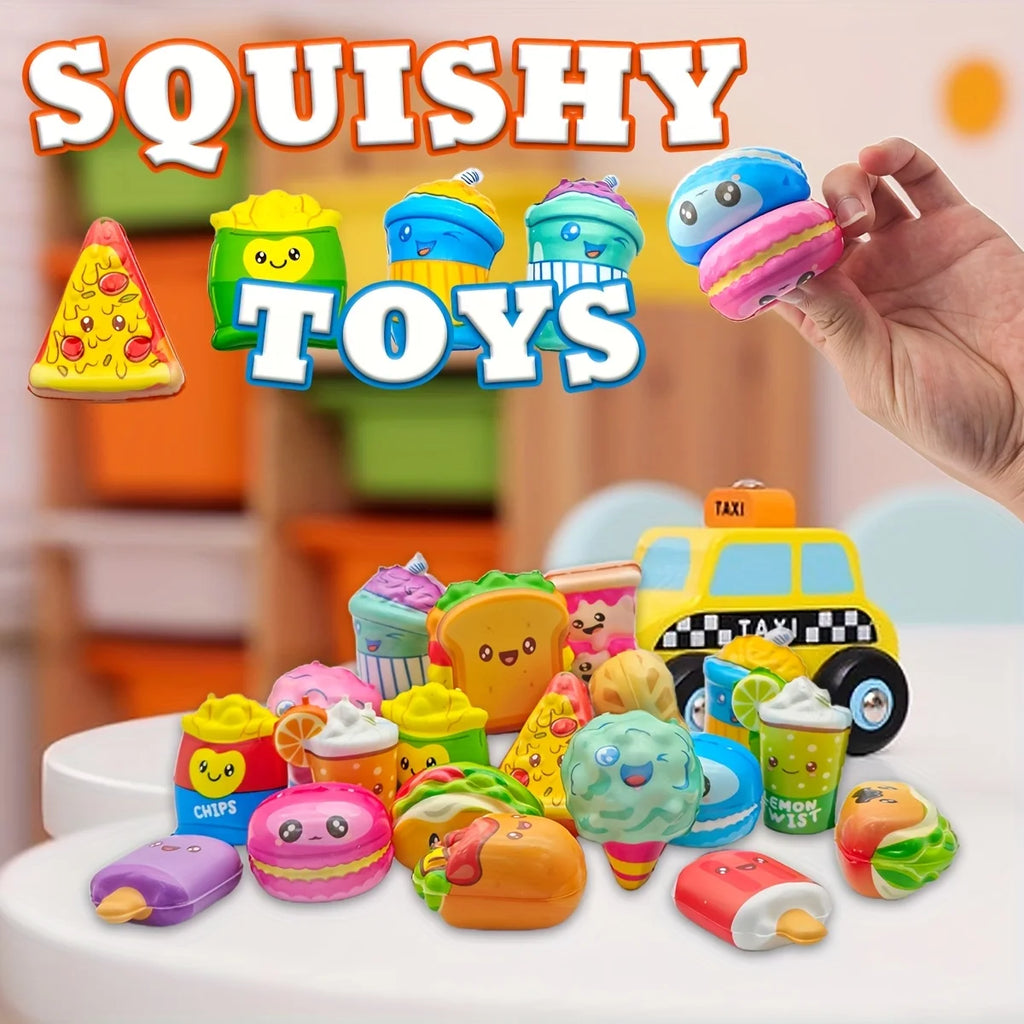 Viral Food & Fries Slow-Rise squishies