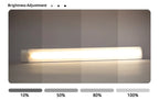 1pc Wireless Rechargeable LED Motion Sensor Cabinet Light - Ideal for Closet, Kitchen, Wardrobe, Stairs - Battery Operated Night