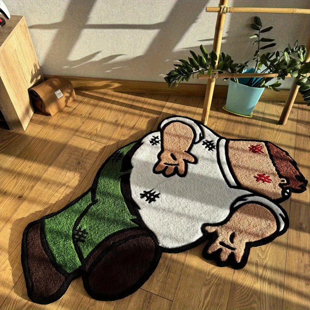 VIKAMA Parody Home Pete Carpet Cartoon Character Living Room Bedroom Carpet Home Living Room Theme Decoration