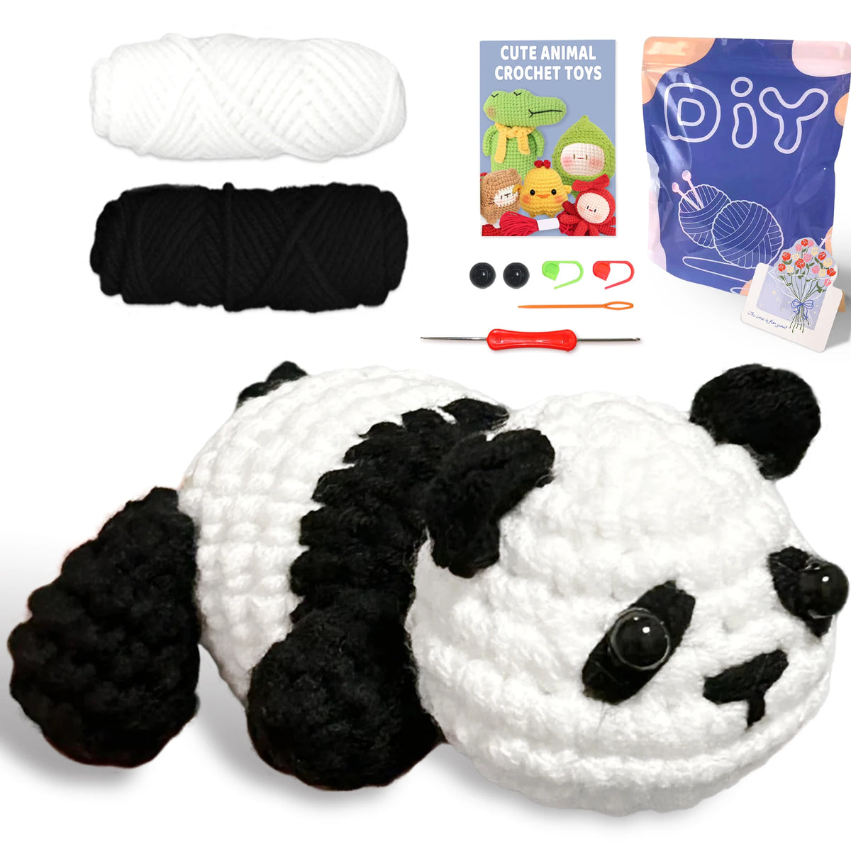 Animal sery Crochet Kit for Beginners Crochet Starter SET