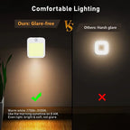 Night Light Motion Sensor With LED Light EU/US Plug Lamps Children's Night Light Wireless Night Lamp For Bedside Table Bedroom Portable Night Light, Night Light