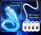 USB Starry Sky Projector Light, Adjustable-Angle Car Ambient Light,Decorative Light for Bedrooms, Living Rooms,and Car Interiors