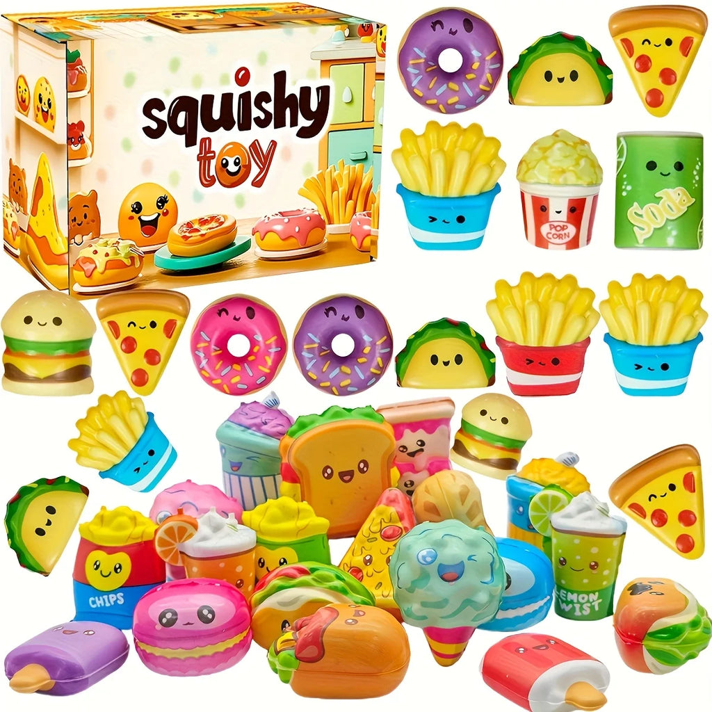 Viral Food & Fries Slow-Rise squishies