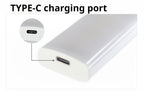 1pc Wireless Rechargeable LED Motion Sensor Cabinet Light - Ideal for Closet, Kitchen, Wardrobe, Stairs - Battery Operated Night