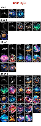 USB Starry Sky Projector Light, Adjustable-Angle Car Ambient Light,Decorative Light for Bedrooms, Living Rooms,and Car Interiors