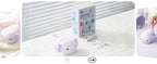 Night Light for Kids,Cute Purple Axolotl Lamp ,LED Squishy Nursery Nightlight,  Soft Silicone Novelty Animal Bedside Lamp