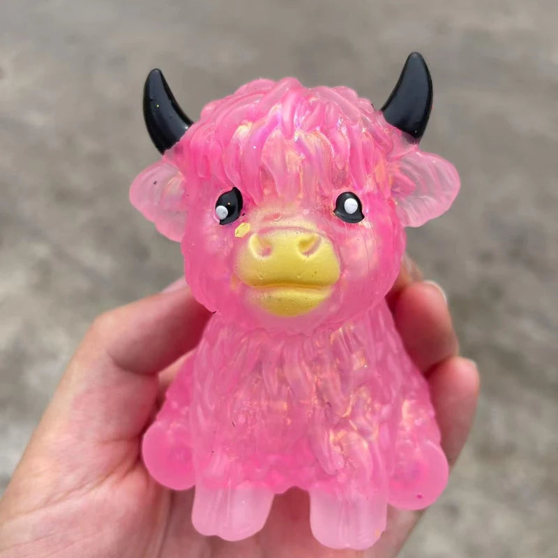 Cute Maltose Highland Cow Squeeze