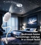 USB Starry Sky Projector Light, Adjustable-Angle Car Ambient Light,Decorative Light for Bedrooms, Living Rooms,and Car Interiors