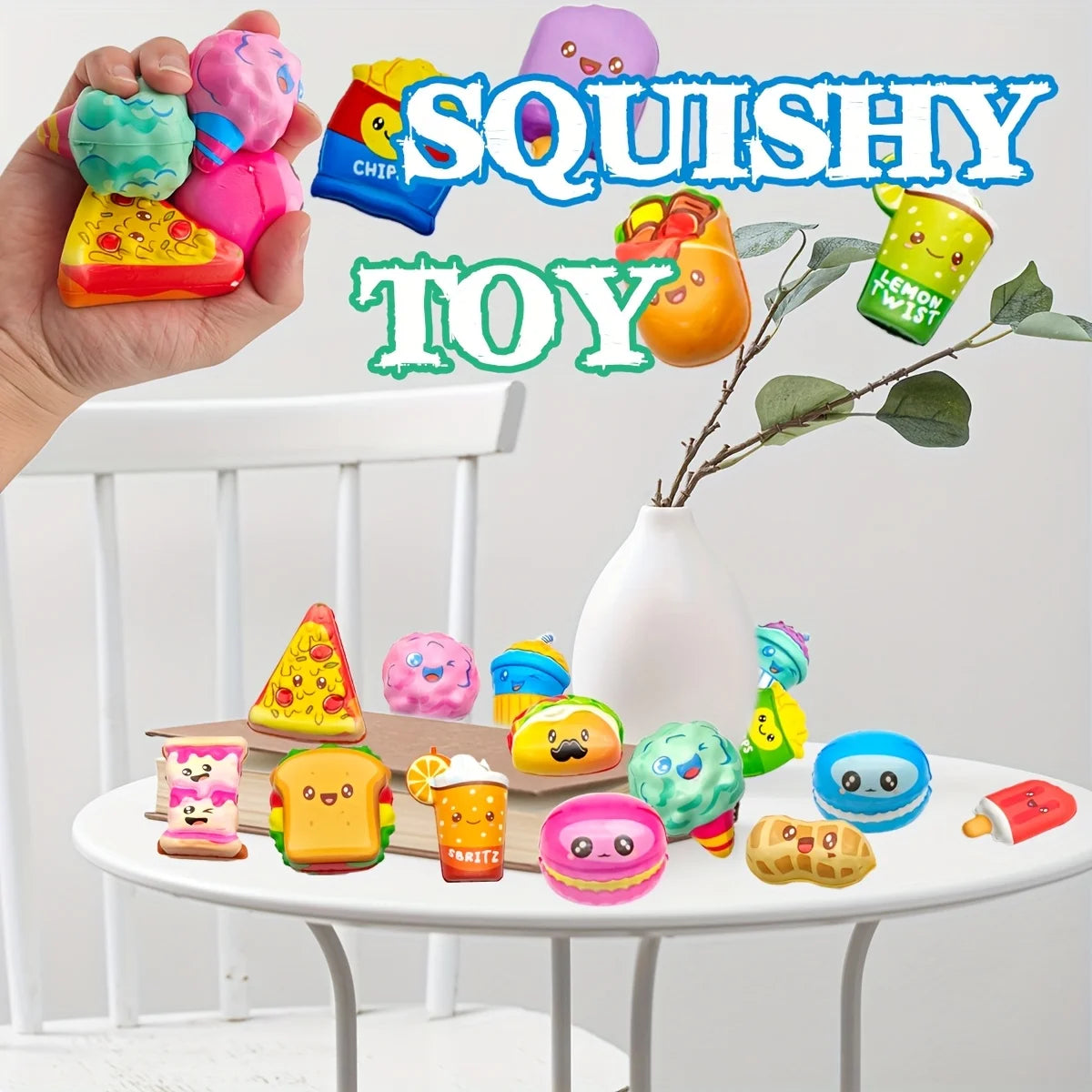 Viral Food & Fries Slow-Rise squishies