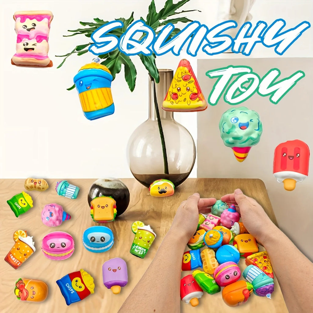 Viral Food & Fries Slow-Rise squishies